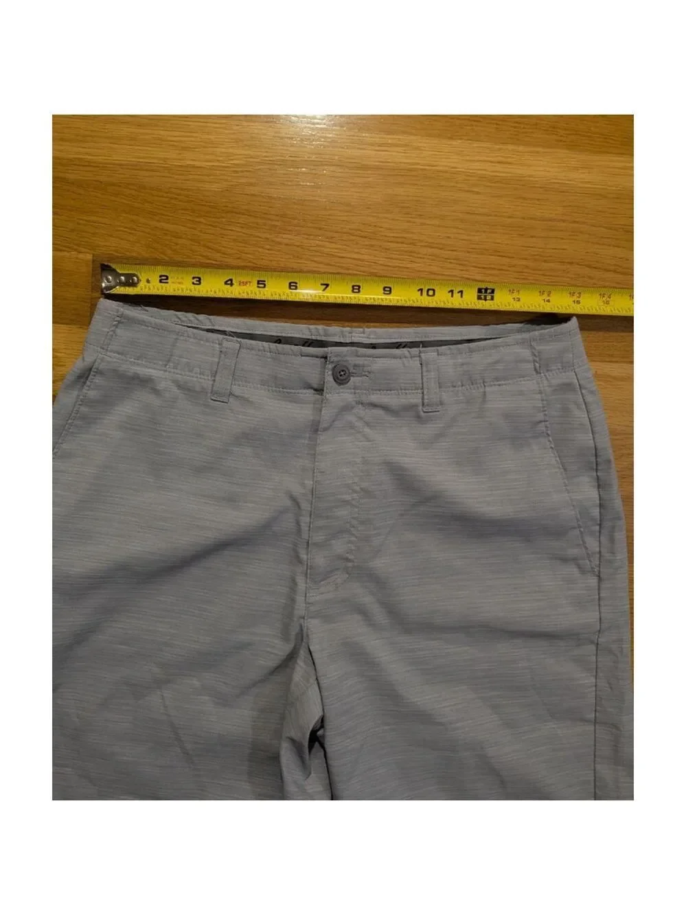 Ben Hogan Golf Shorts Gray Polyester Spandex Size 30
